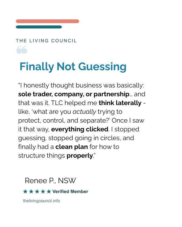 Renee P, NSW: Finally not guessing
